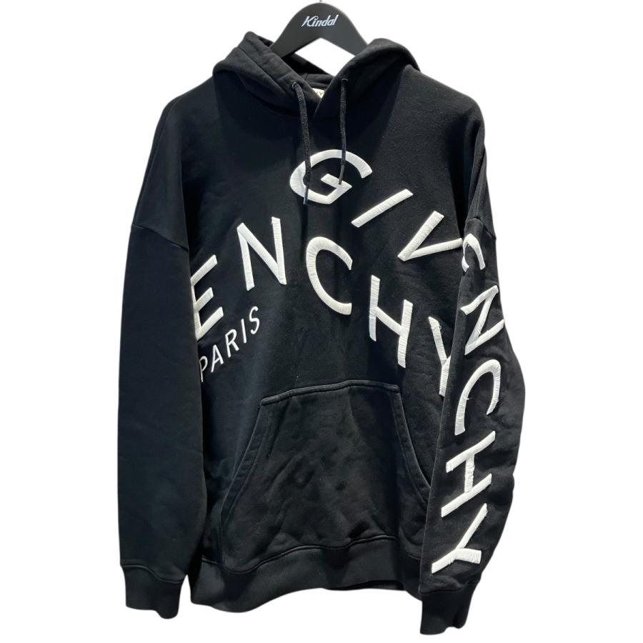 GIVENCHY（ジバンシィ） GIVENCHY 21SS ロゴ刺繍 プルオーバーパーカー