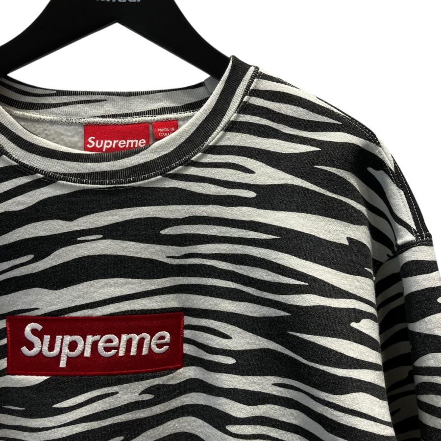 Supreme（シュプリーム） Supreme BOXロゴ ゼブラ柄 トレーナー