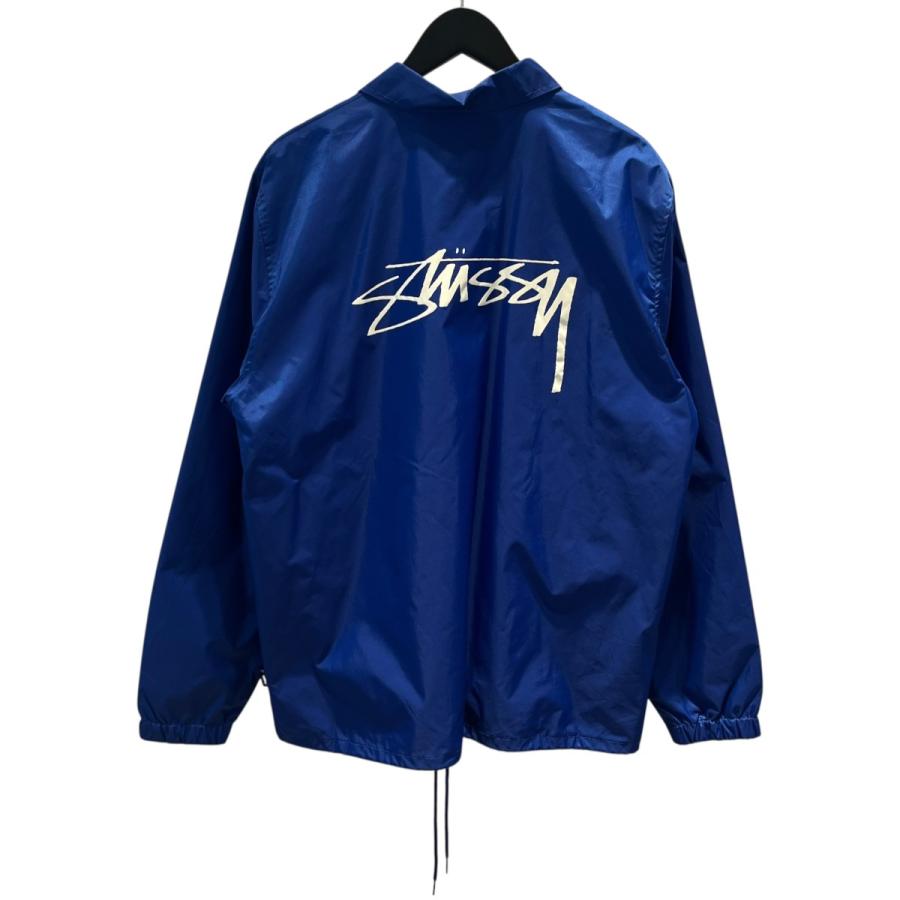 stussy Champion コーチジャケット　ブルゾン　スタジャン STUSSY×Champion 'Coach Jacket'コーチジャケット 黒 ブラック M