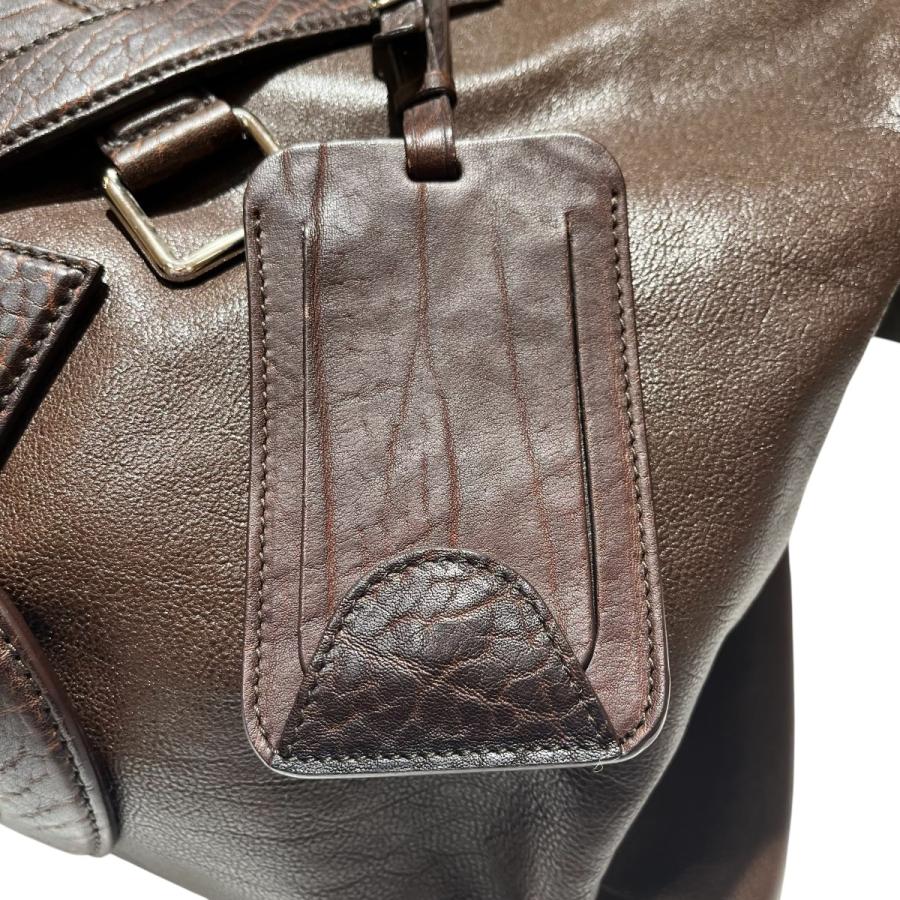 【美品】イヴ サン ローラン YSL ビジネスバッグ カサンドラ ブラウンA4可 Yves Saint Laurent（イヴ・サンローラン） カサンドラ 2WAY レザー