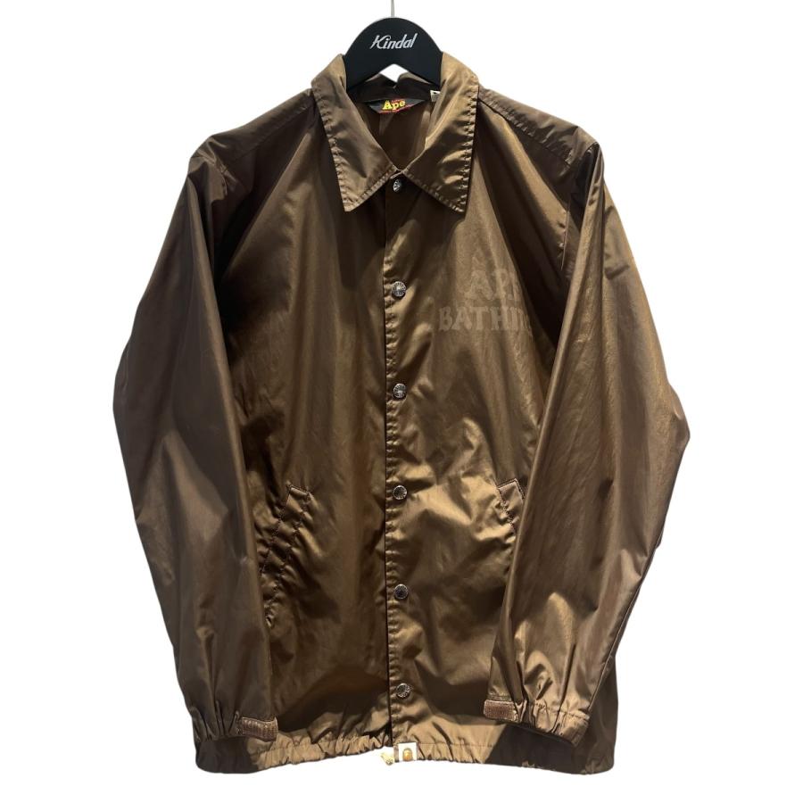 定価29700円 新品未使用 A BATHING APE コーチジャケット A BATHING APE（アベイシングエイプ） コーチジャケット ブラウン