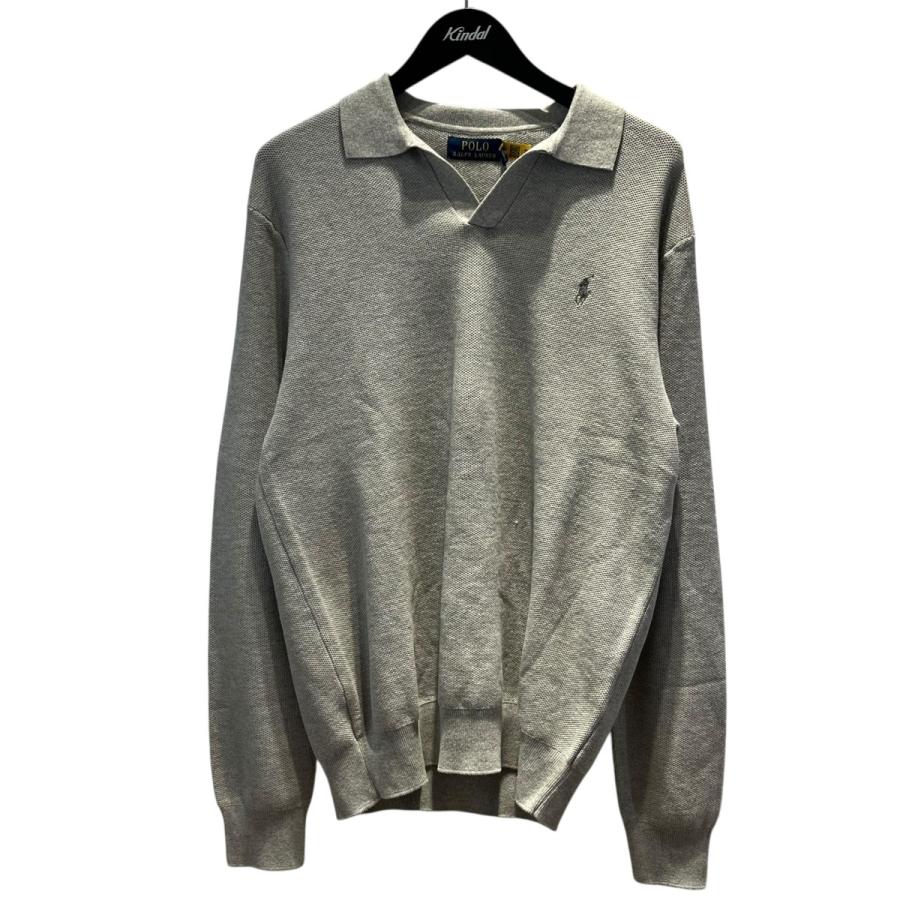 POLO RALPH LAUREN グレー ポロシャツ長袖 XS POLO RALPH LAUREN（ポロ・ラルフローレン） ポロ ラルフローレン
