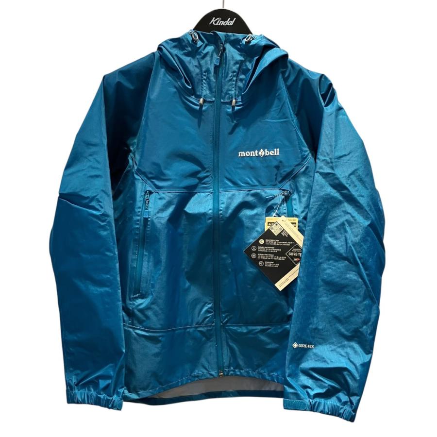 【未使用】モンベル レイントレッカー ジャケット L ターコイズ 1128730 レディース mont-bell トレッキング 登山 ハードユース レイントレッカー ジャケット Women's ｜ オリジナルプリント ｜ モンベル