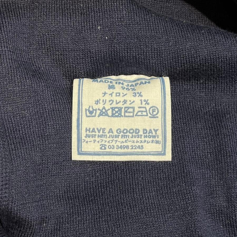 フォーティファイブアール 45R ニットパーカー 80980523 ネイビー サイズ：Free_5