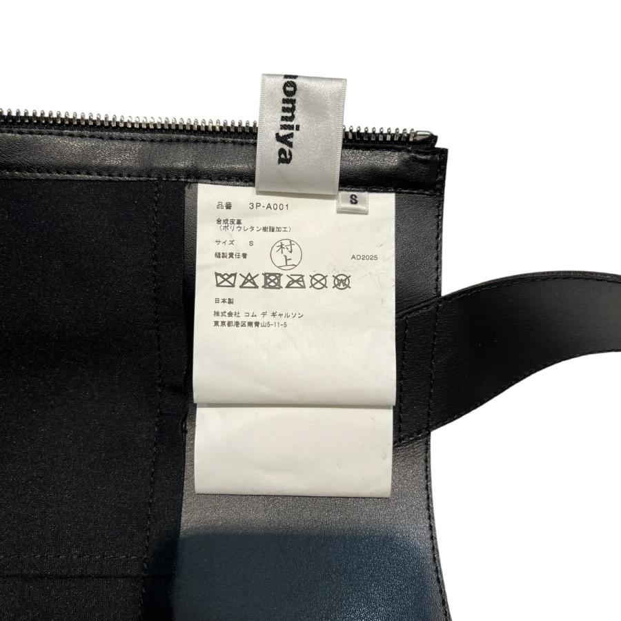 ノワールケイニノミヤ noir kei ninomiya レザー フラワー ノースリーブ ワンピース ドレス 3P-A001 Flower Leathの画像