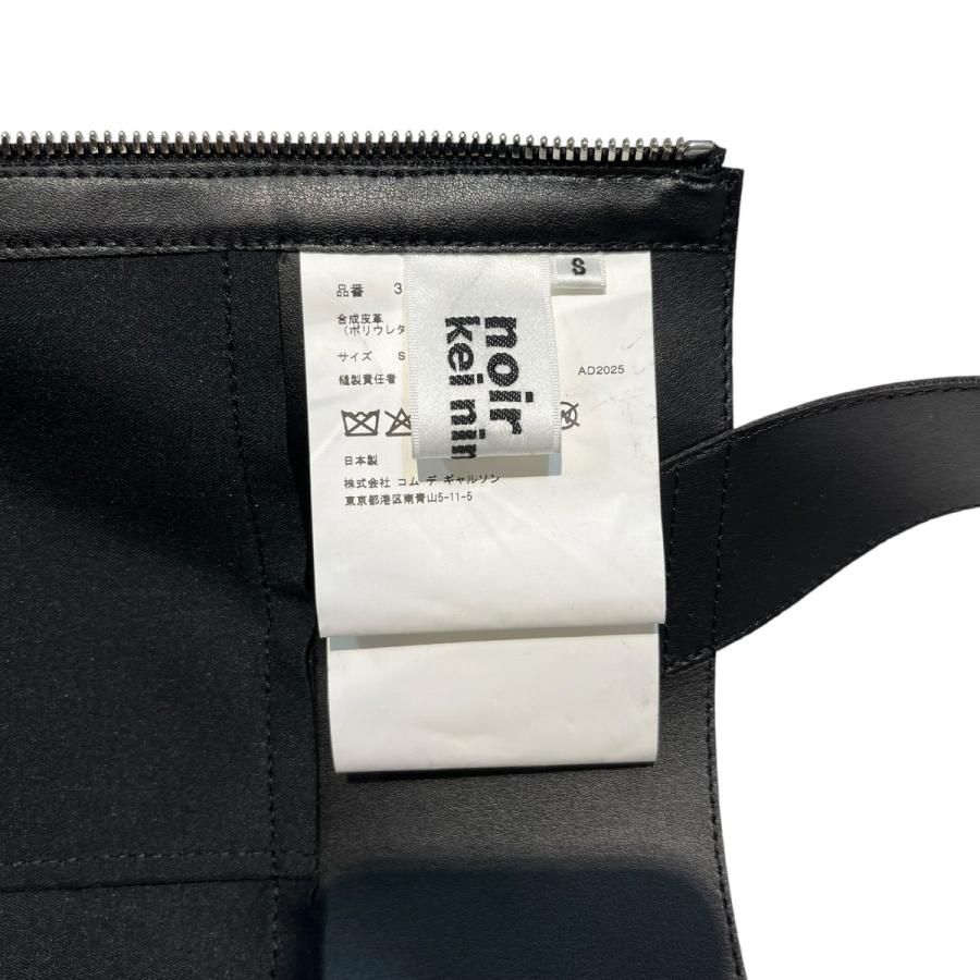 ノワールケイニノミヤ noir kei ninomiya レザー フラワー ノースリーブ ワンピース ドレス 3P-A001 Flower Leathの画像