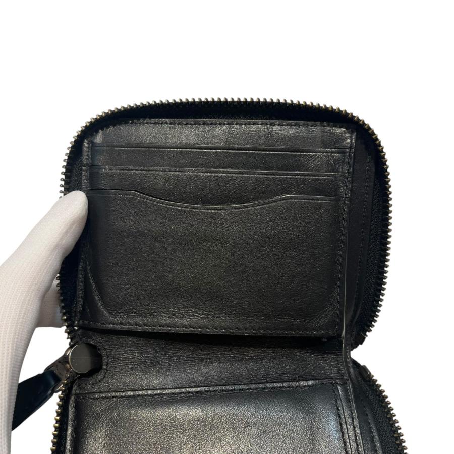 COACH（コーチ） ラウンドファスナー財布 91290 チャコールグレー