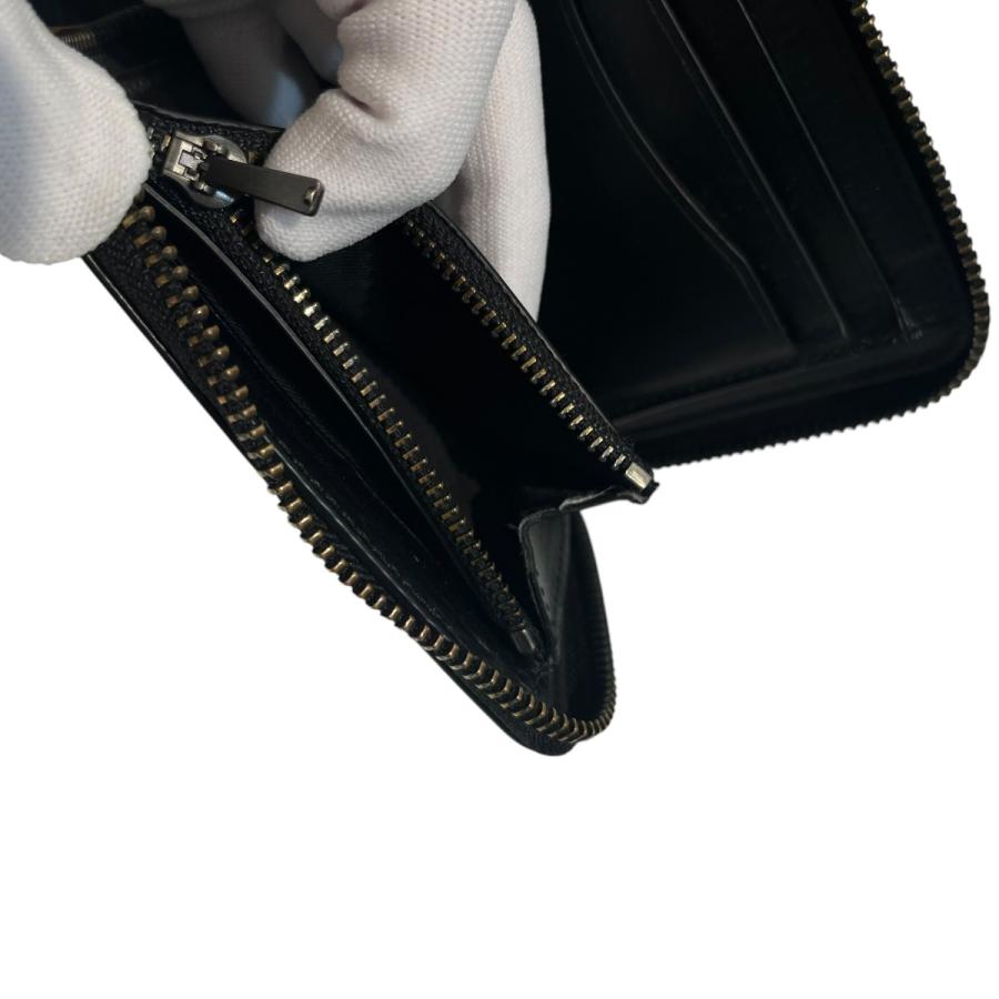 COACH（コーチ） ラウンドファスナー財布 91290 チャコールグレー