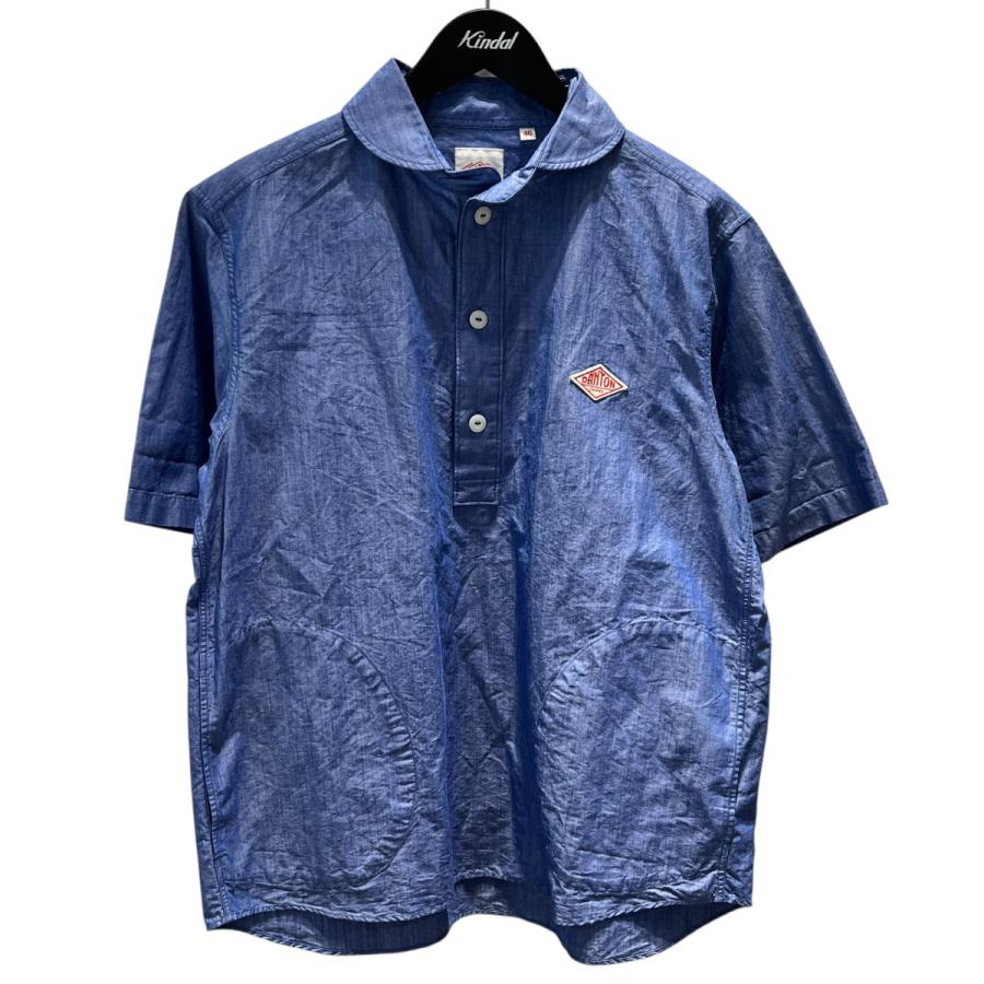 Danton（ダントン） 半袖シャツ JD-3569 ブルー サイズ：40 