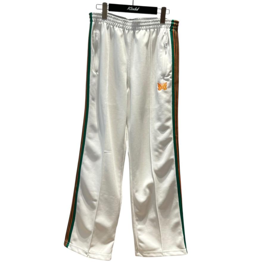 Needles ニードルズ B'2nd別注 Track Pant トラックパンツ LQ436 ホワイト S ニードルズ Needles×B'2nd トラックパンツ LQ436 ホワイト×グリーン