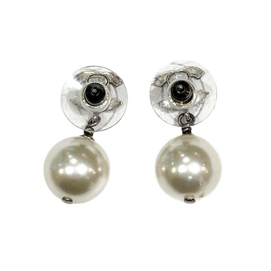 CHANEL（シャネル） ココマーク・パール ピアス A22V A36138 シルバー
