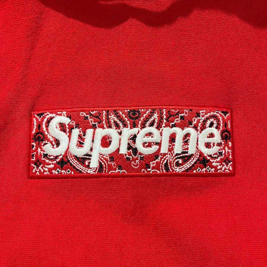 Supreme（シュプリーム） Supreme Bandana Box Logo パーカー レッド