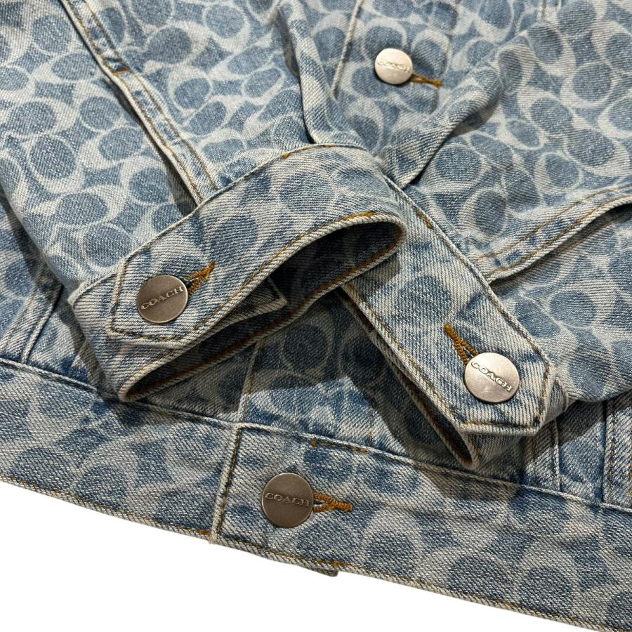 COACH（コーチ） シグネチャー柄 デニムジャケット CY411 ブルー