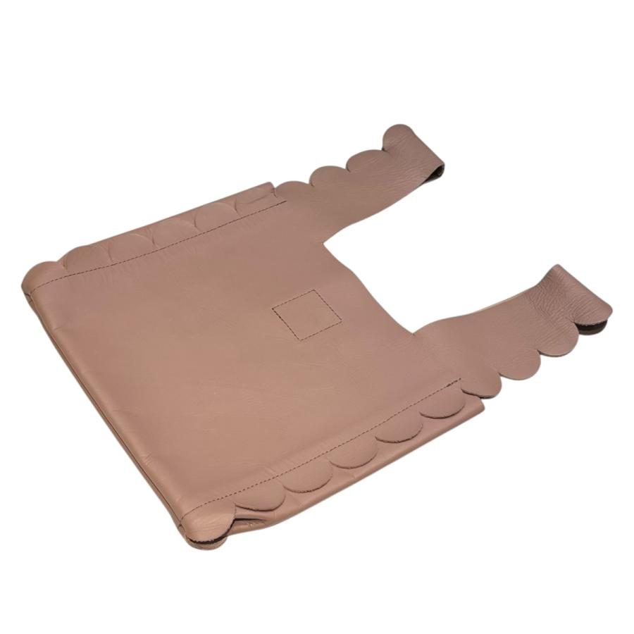 ラドロー  LUDLOW バッグ スカラップ ピンク LUDLOW(ラドロー)｜PVC scalloped tote/ピンク の通販｜ELLESHOP