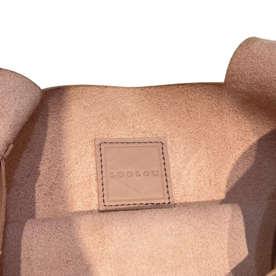 ラドロー  LUDLOW バッグ スカラップ ピンク LUDLOW(ラドロー)｜PVC scalloped tote/ピンク の通販｜ELLESHOP