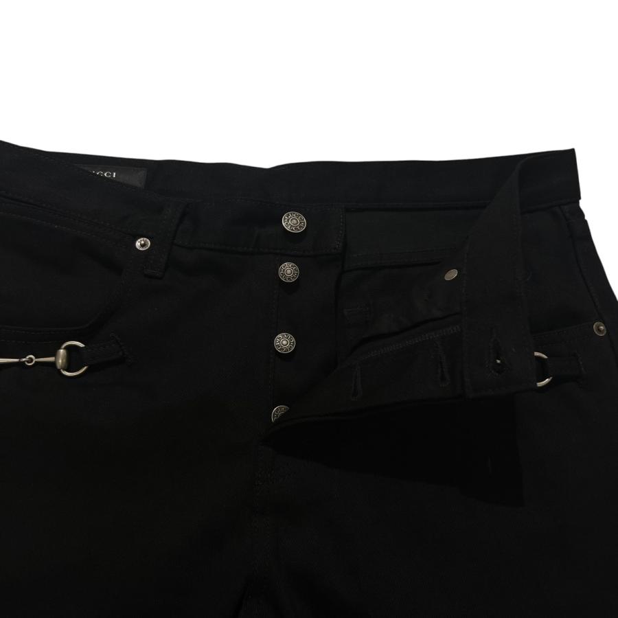 GUCCI（グッチ） デナム期 ホースビットディテール デニムパンツ