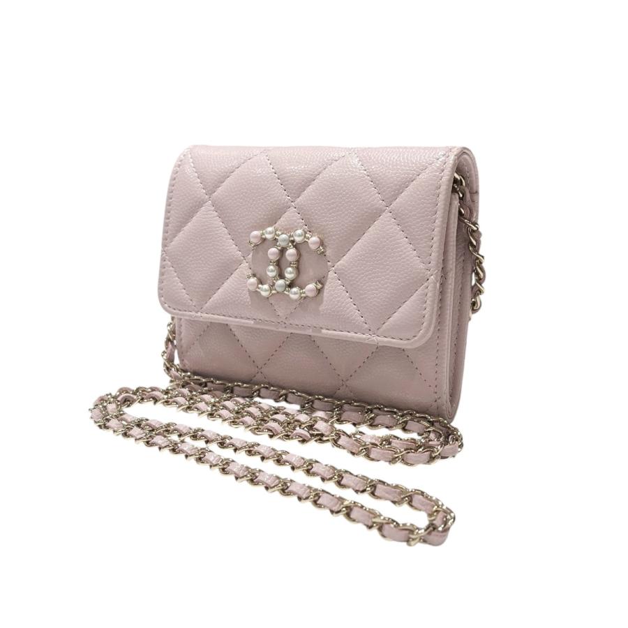 CHANEL（シャネル） マトラッセ ココパール チェーンウォレット ベビー