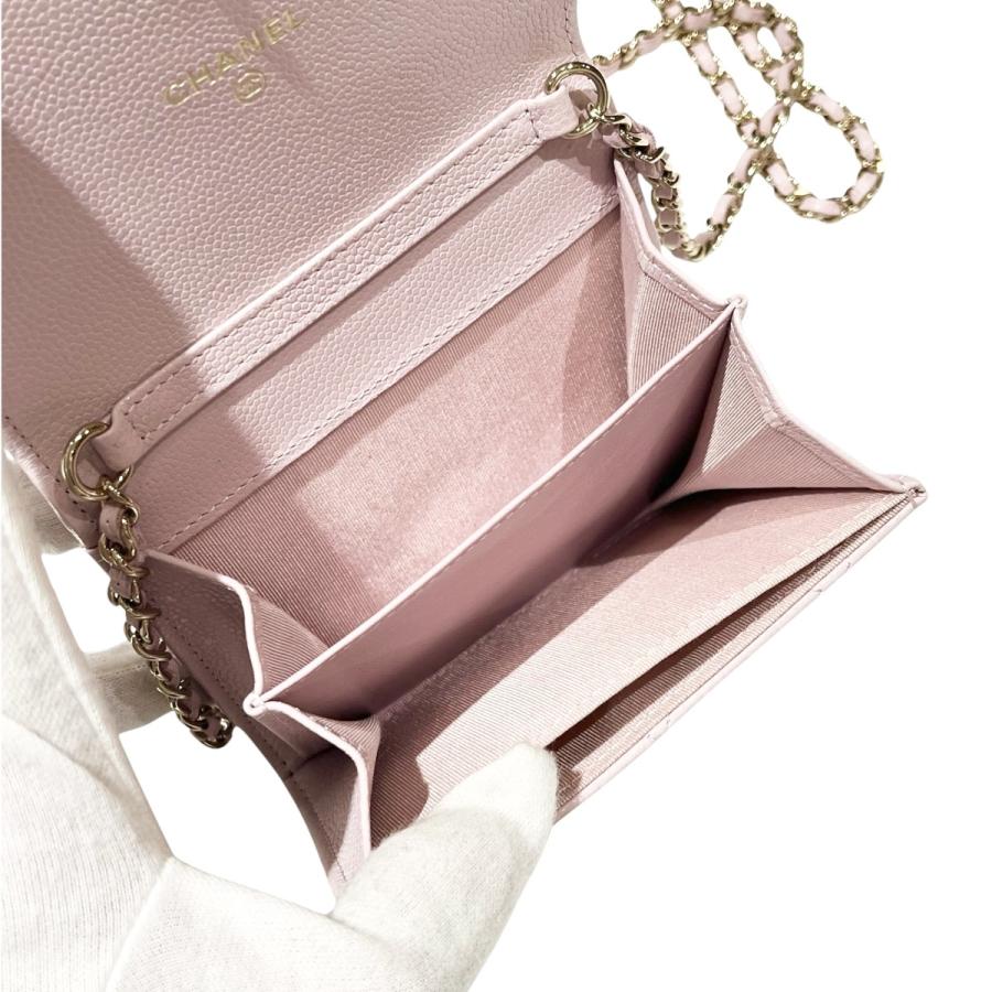 CHANEL（シャネル） マトラッセ ココパール チェーンウォレット ベビー