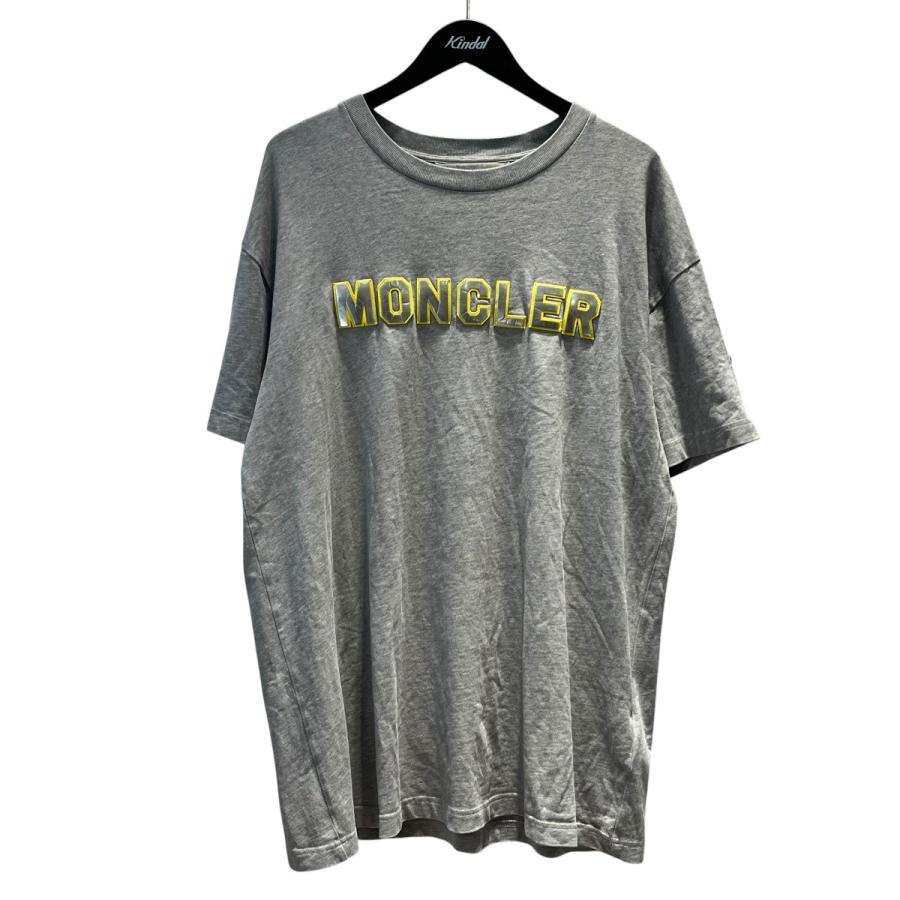 MONCLER（モンクレール） ロゴワッペン Tシャツ I20918C00062 グレー