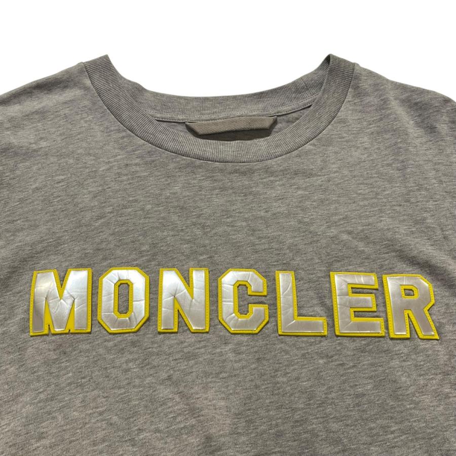 MONCLER（モンクレール） ロゴワッペン Tシャツ I20918C00062 グレー