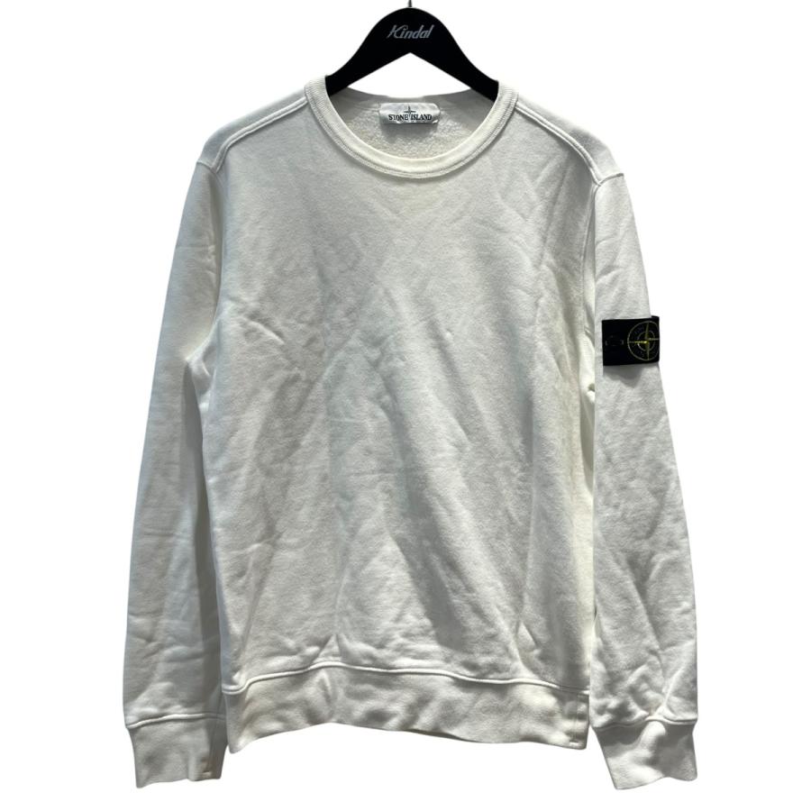 ストーンアイランド　スウェットトレーナー　ホワイト　XXL 711562720 STONE ISLAND（ストーン アイランド） スウェット 711562720 ホワイト