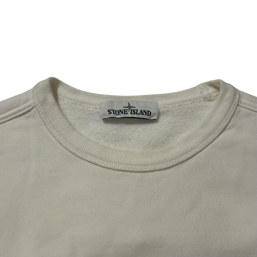 ストーンアイランド　スウェットトレーナー　ホワイト　XXL 711562720 STONE ISLAND（ストーン アイランド） スウェット 711562720 ホワイト