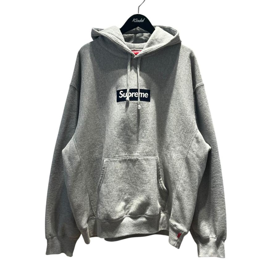 A*.様 Supreme グレー パーカー XL Supreme（シュプリーム） Supreme Box Logo 長袖パーカー グレー