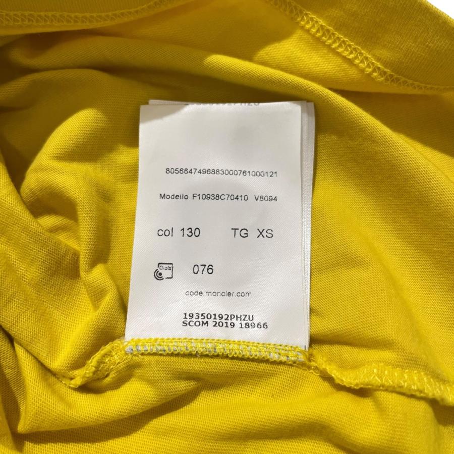 MONCLER（モンクレール） ロゴプリント Tシャツ F10938C70410 イエロー 