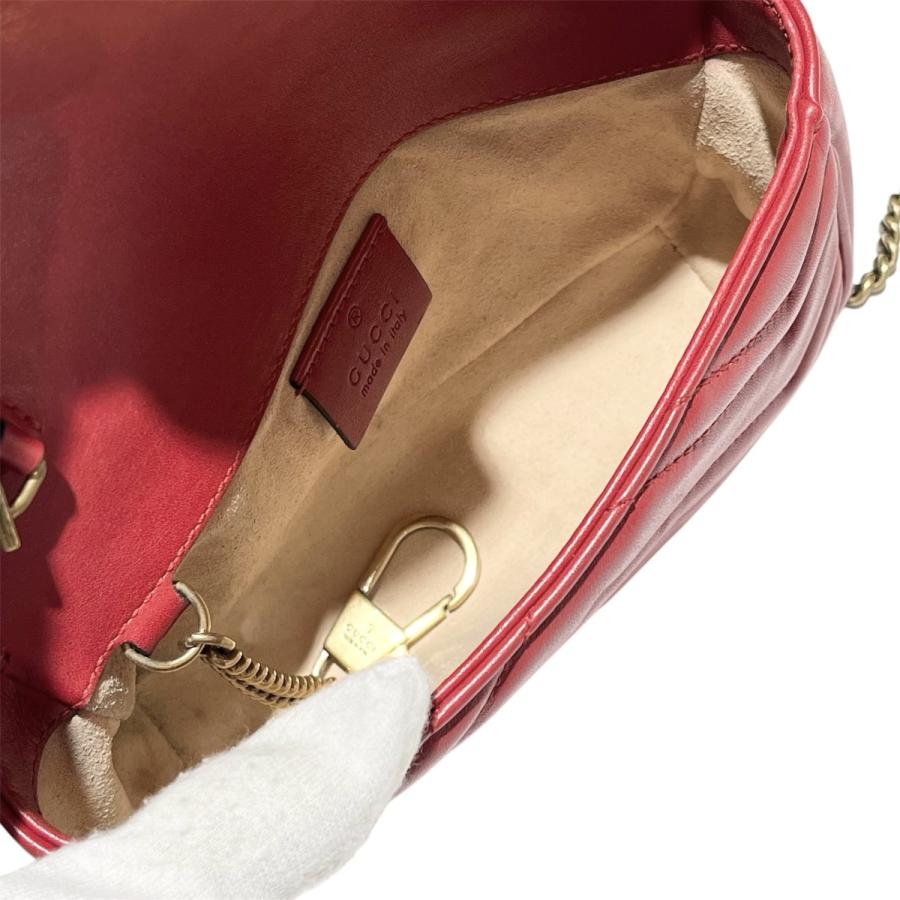 GUCCI（グッチ） GUCCI GGマーモント キルティング レザー チェーン