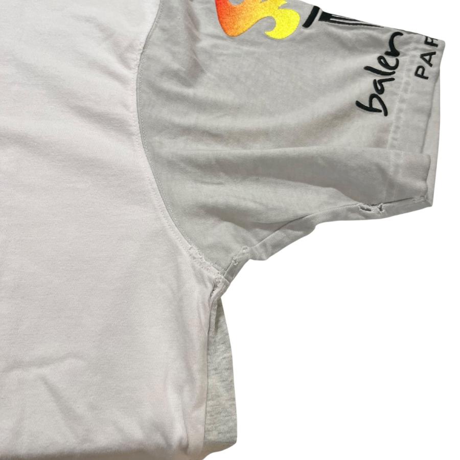 BALENCIAGA（バレンシアガ） ダメージ加工 UPSIDE DOWN Tシャツ 698811