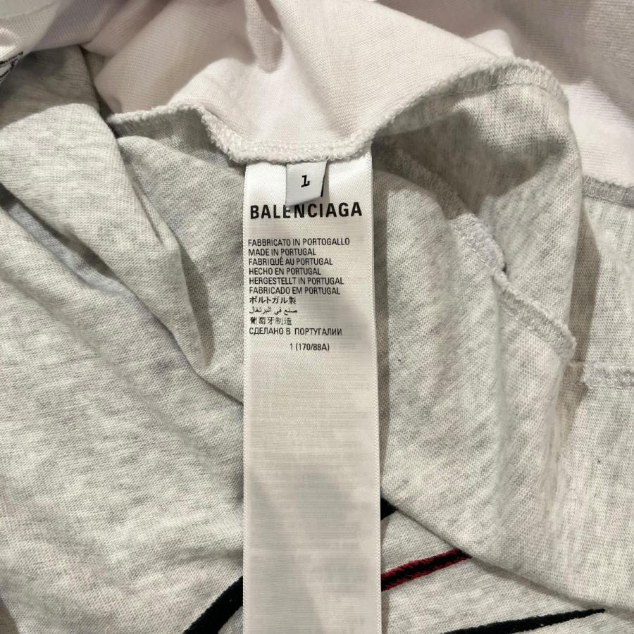 BALENCIAGA（バレンシアガ） ダメージ加工 UPSIDE DOWN Tシャツ 698811