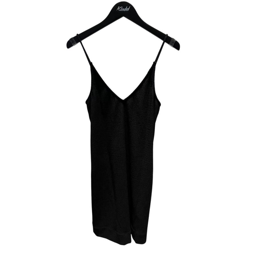 GANNI（ガニー） Ganni RIBBON TULLE FLOUNCEMIDI DRESS 半袖レース