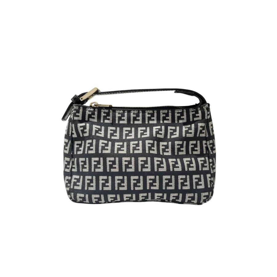 FENDI（フェンディ） ズッキーノ柄 アクセサリーポーチ ハンドバッグ