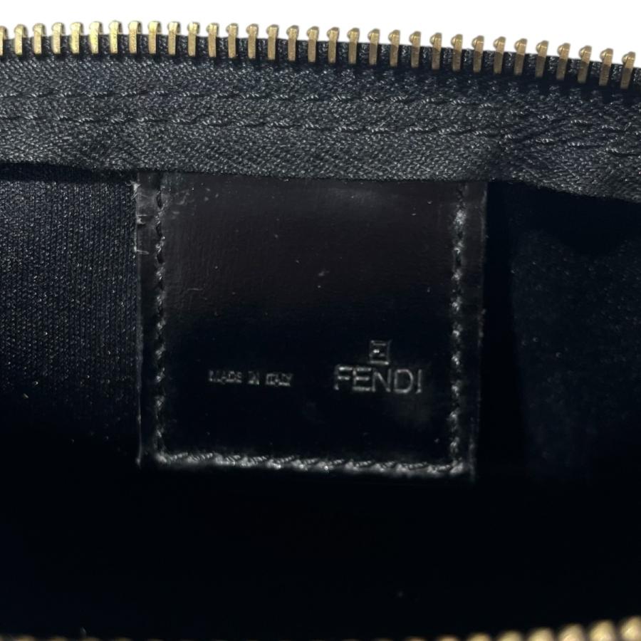 FENDI（フェンディ） ズッキーノ柄 アクセサリーポーチ ハンドバッグ