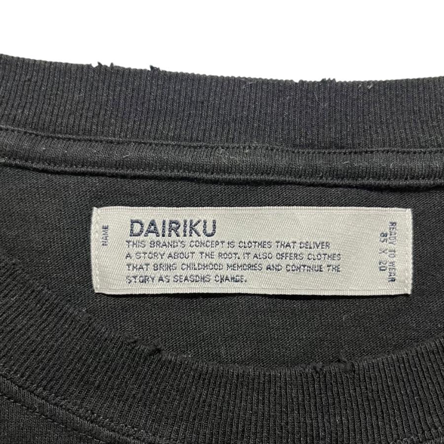DAIRIKU（ダイリク） DAIRIKU×GREMLiNS ダメージ加工 長袖Tシャツ 24SS