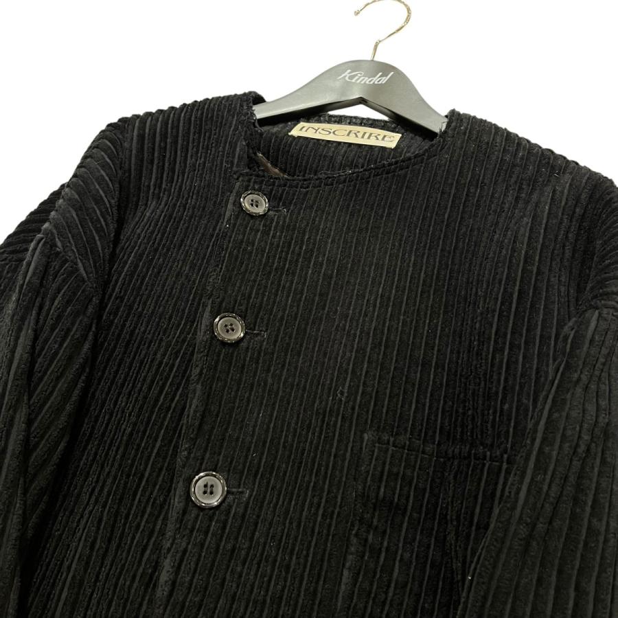 INSCRIRE（アンスクリア） INSCRIRE Corduroy Collarless Jacket