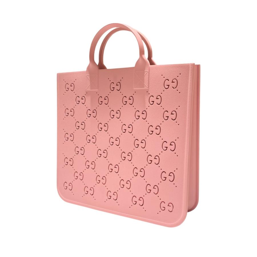 GUCCI チルドレンズ　ラバー トートバッグ ピンク GUCCI（グッチ） チルドレンズ GG ラバー トートバッグ 679365 ピンク