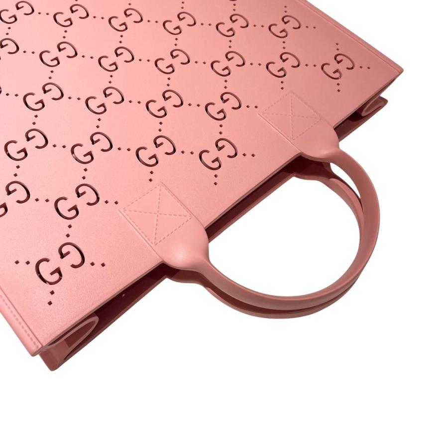 GUCCI（グッチ） チルドレンズ GG ラバー トートバッグ 679365 ピンク
