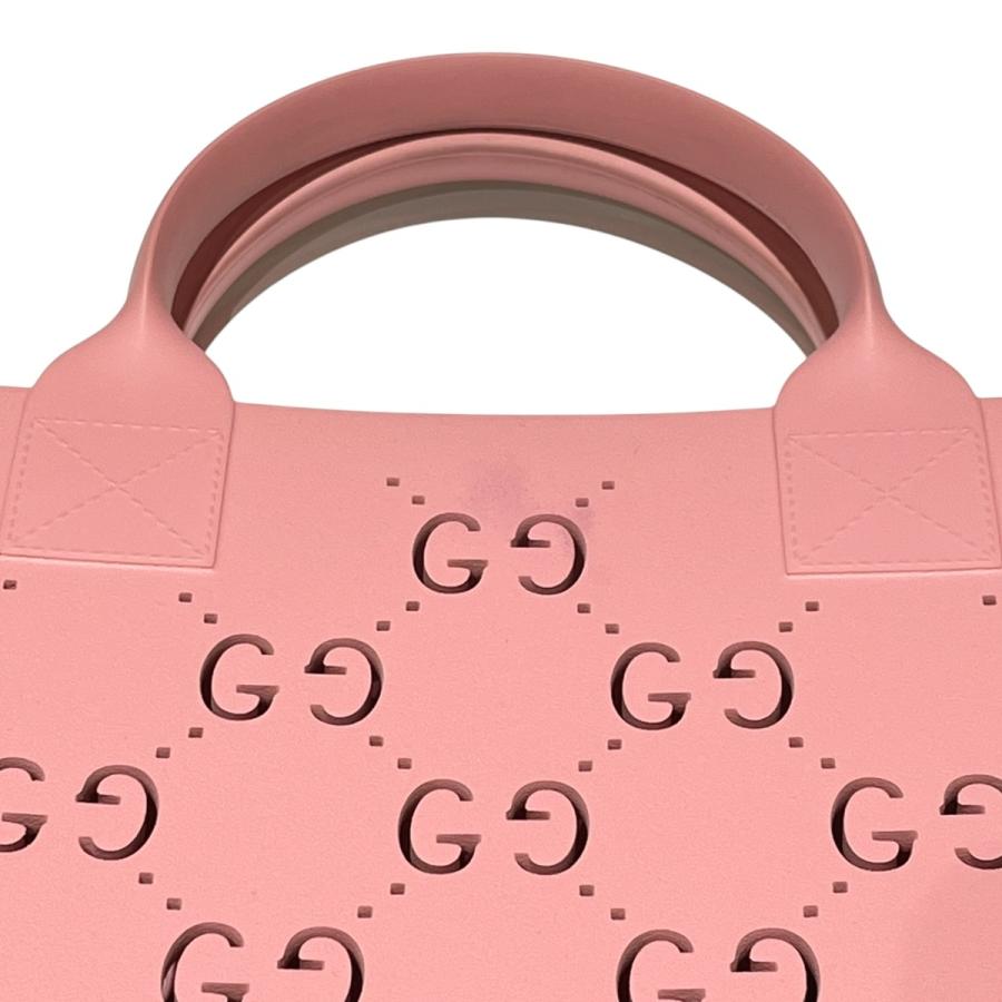 GUCCI（グッチ） チルドレンズ GG ラバー トートバッグ 679365 ピンク