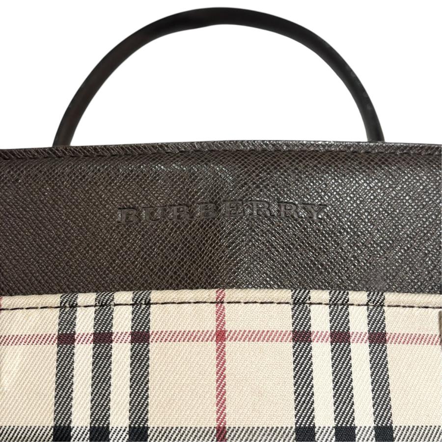 BURBERRY（バーバリー） ノバチェック ハンドバッグ ベージュ
