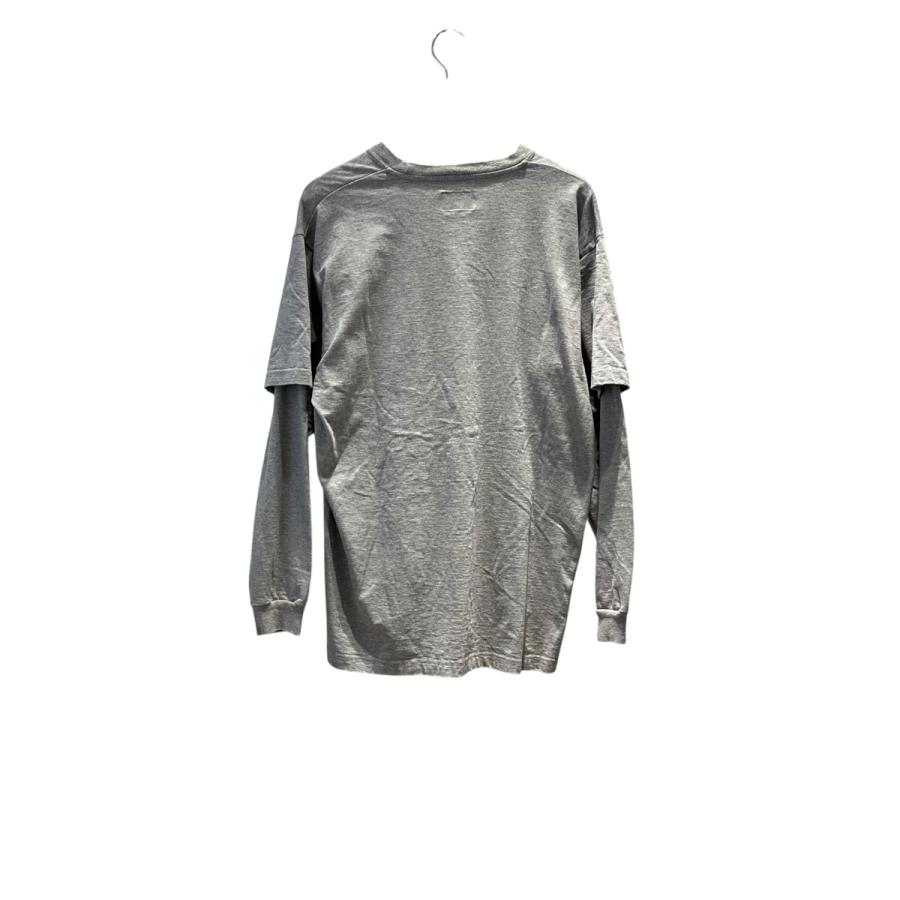 DESCENDANT 長袖カットソー グレー サイズ2 DESCENDANT ディセンダント 長袖カットソー MILITIA LAYERD TEE グレー
