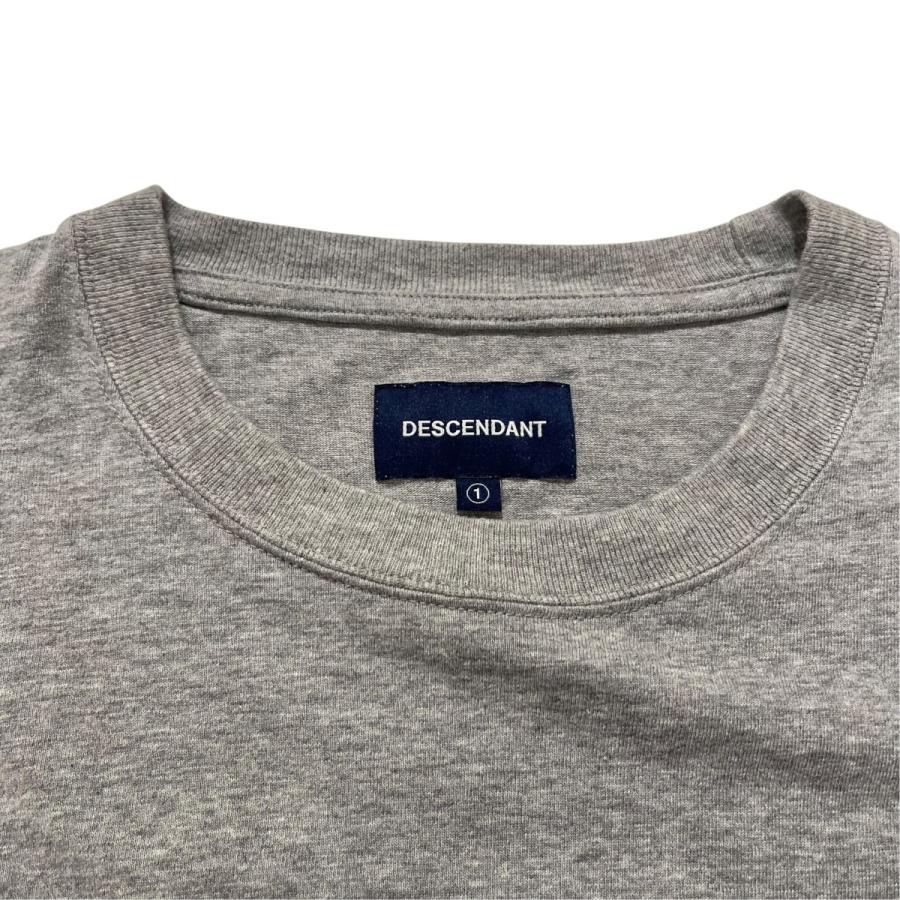 204Size 3 DESCENDANT 19AW 長袖Tシャツ ディセンダント DESCENDANT ディセンダント 長袖カットソー MILITIA LAYERD TEE グレー