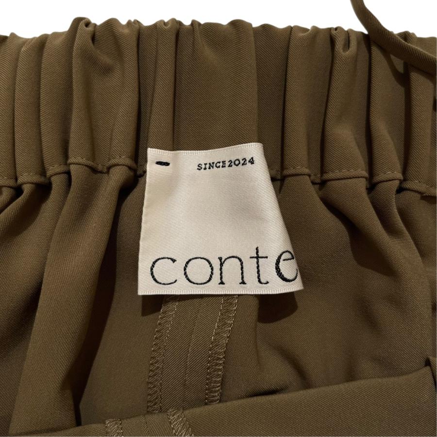 R　conte サロペット カラーブラウン コンテ conte バックギャザーサロペット 8526-1-000008 ブラウン