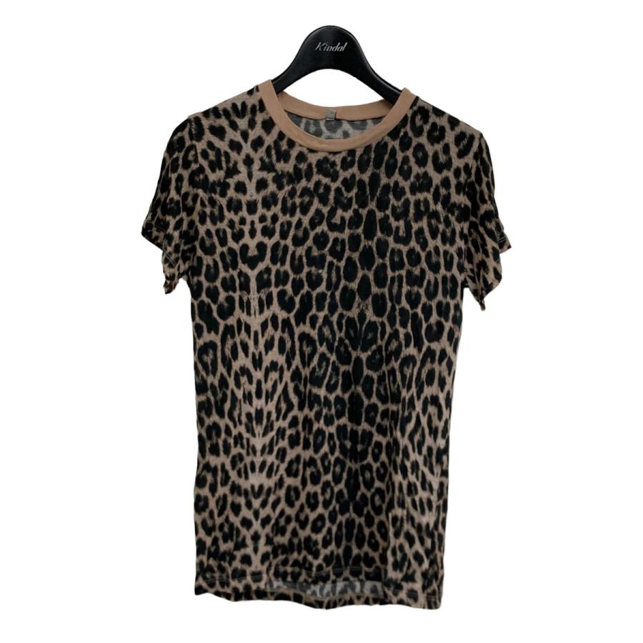 BASERANGE ベースレンジ 23SS レオパードクルーネックTシャツ BASERANGE ベースレンジ 23SS レオパードクルーネックTシャツ