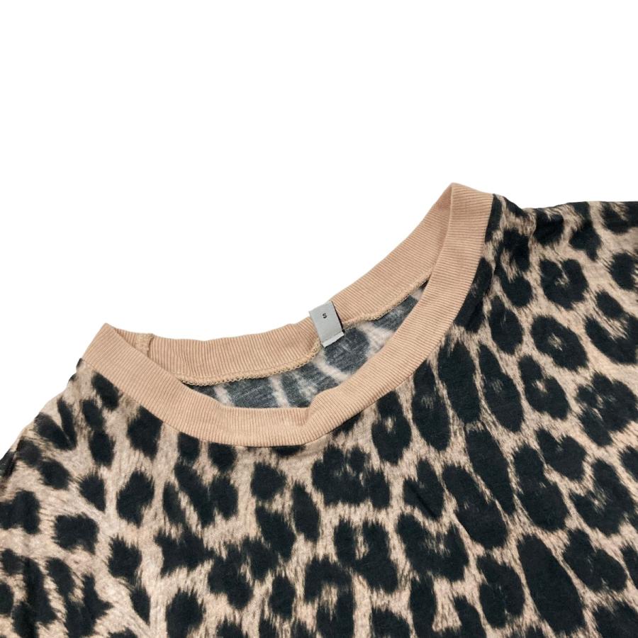 BASERANGE ベースレンジ 23SS レオパードクルーネックTシャツ BASERANGE ベースレンジ 23SS レオパードクルーネックTシャツ