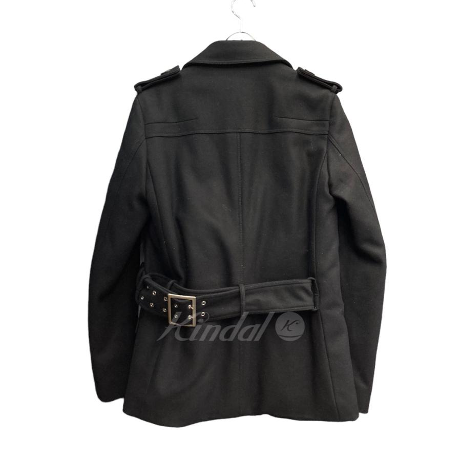 値下げ】Dior Homme 2007AW エディ期 Pコート ブラック サイズ：46 (EC 