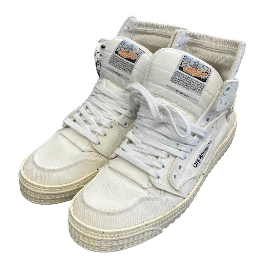 値下げ】OFFWHITE 「OFF-COURT 3．0」 ハイカットスニーカー ホワイト 