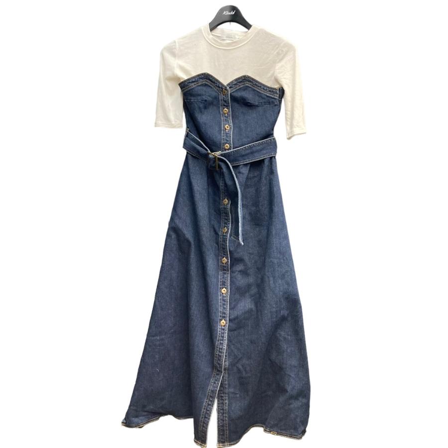 Ameri 【値下げ】AMERI 「DENIM UNIFY DRESS」 セットデニムワンピース 