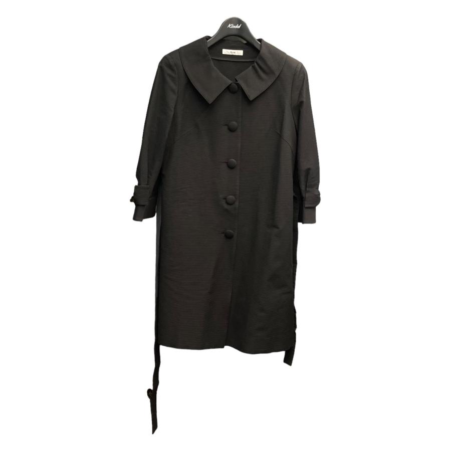 Rene 【値下げ】Rene ビッグカラーコート ブラック サイズ：36 (EC