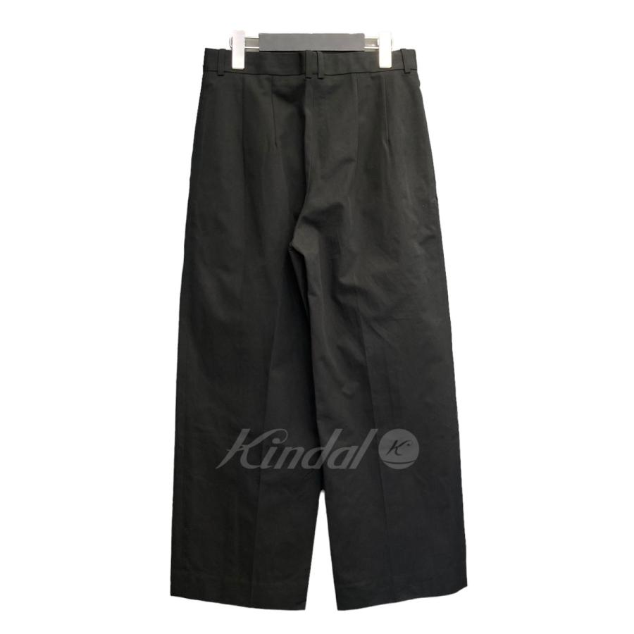 値下げ】THE ROW 「Igor Pants」 2タックワイドパンツ ブラック サイズ 